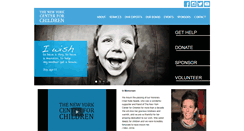 Desktop Screenshot of newyorkcenterforchildren.org